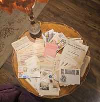 Masa antyków: przedwojenne dokumenty, pocztówki, gazety, telegramy