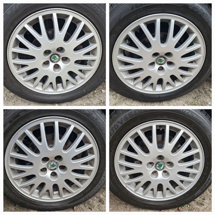 Felgi aluminiowe 5x100 16" ET42 Skoda Octavia 1 Seat leon Toledo Audi