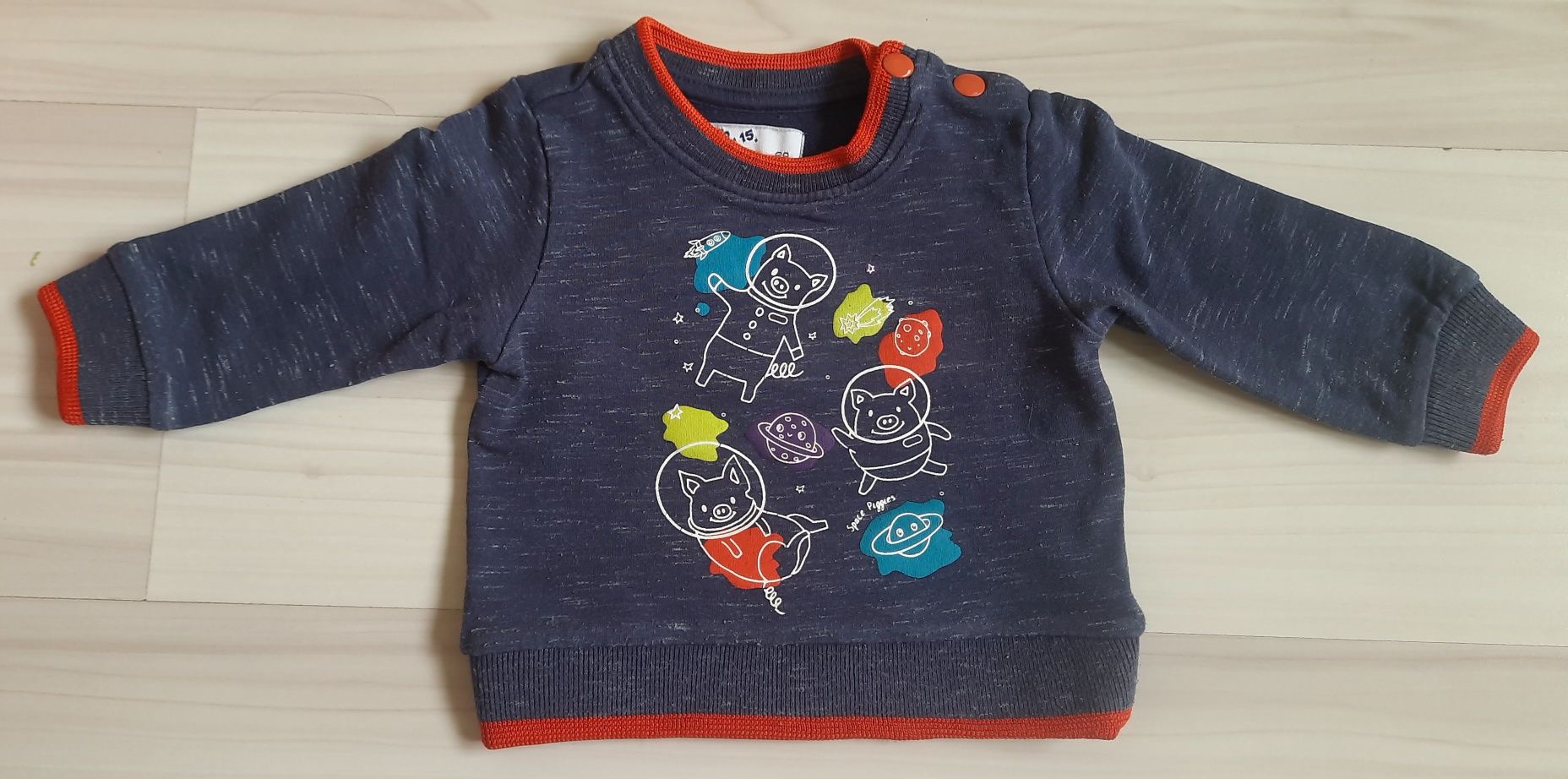 Zestaw 4szt: Bluza chłopięca r.68