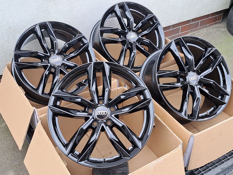 Alufelgi 19' AUDI 5x112 A3 A4 B6 B7 B8 B9 A6 C5 C6 Q3 Q2 TT Czarne DM5