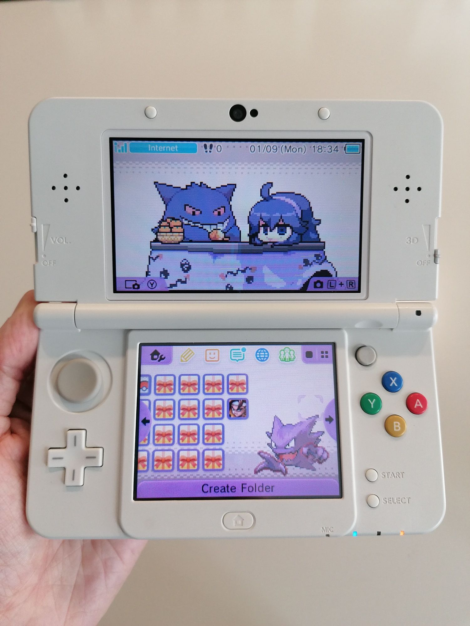 Nintendo "New 3DS" Branca 16GB Homebrew