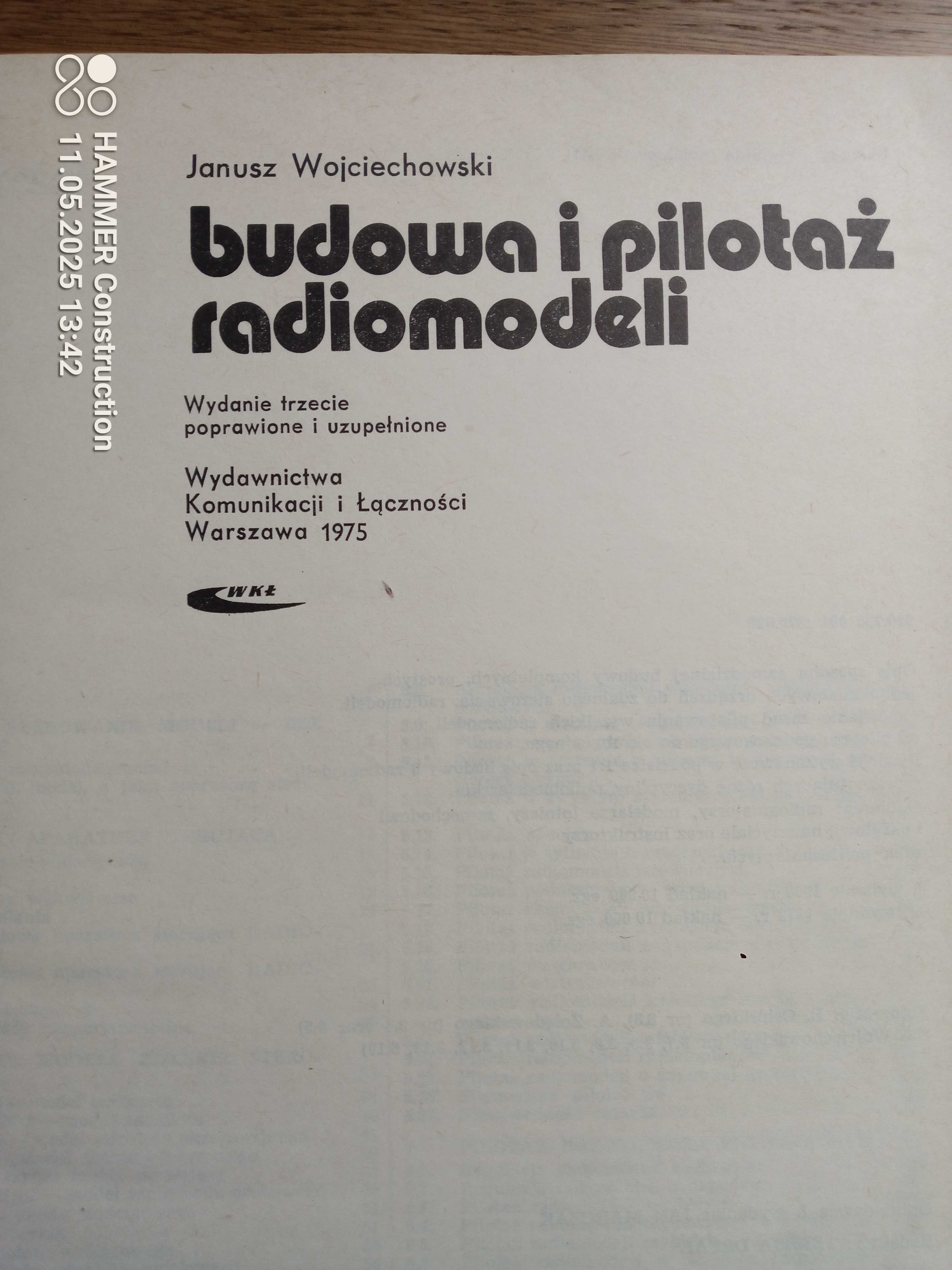 Budowa i pilotaż modeli Janusz Wojciechowski