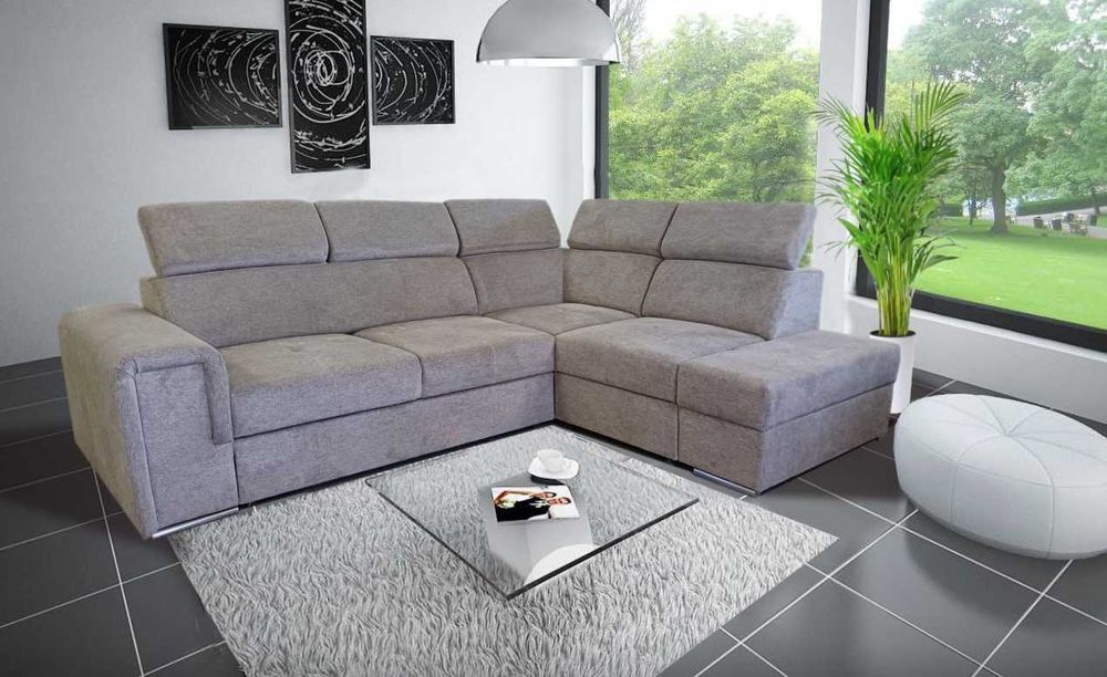 Narożnik AVANTI 10 do Salonu, Pokoju Pojemnik i funkcja spania Dostawa