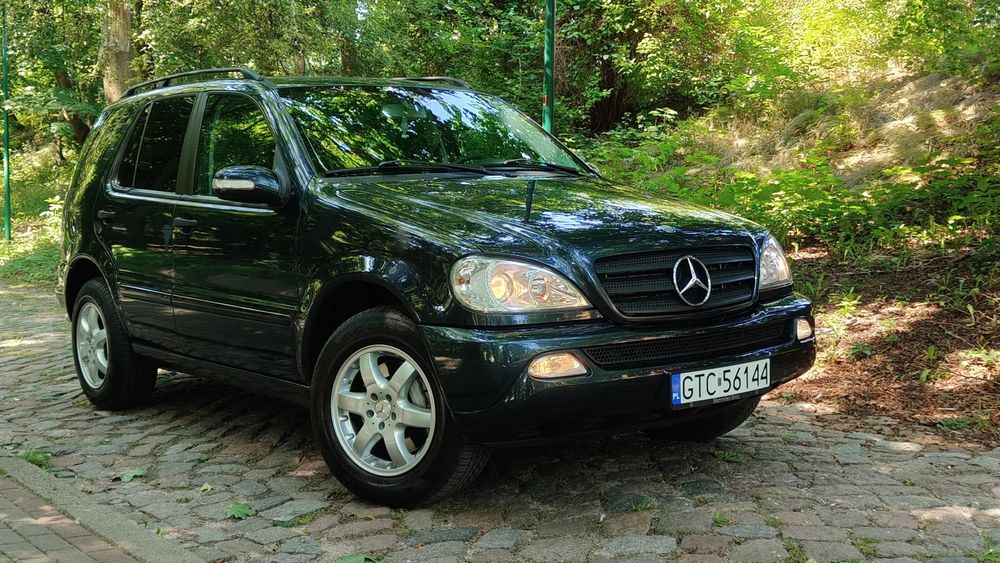 Mercedes-Benz ML 2.7CDi * 4x4 * Automat * Skóry * Klima * Szyber * Hak 3.5T * zadbany *
