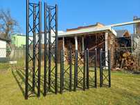 Kratownica aluminiowa, rampa oświetleniowa, trisystem
