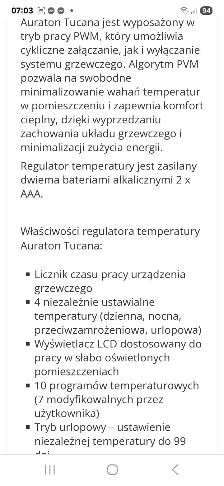 Sterownika Auraton 2025