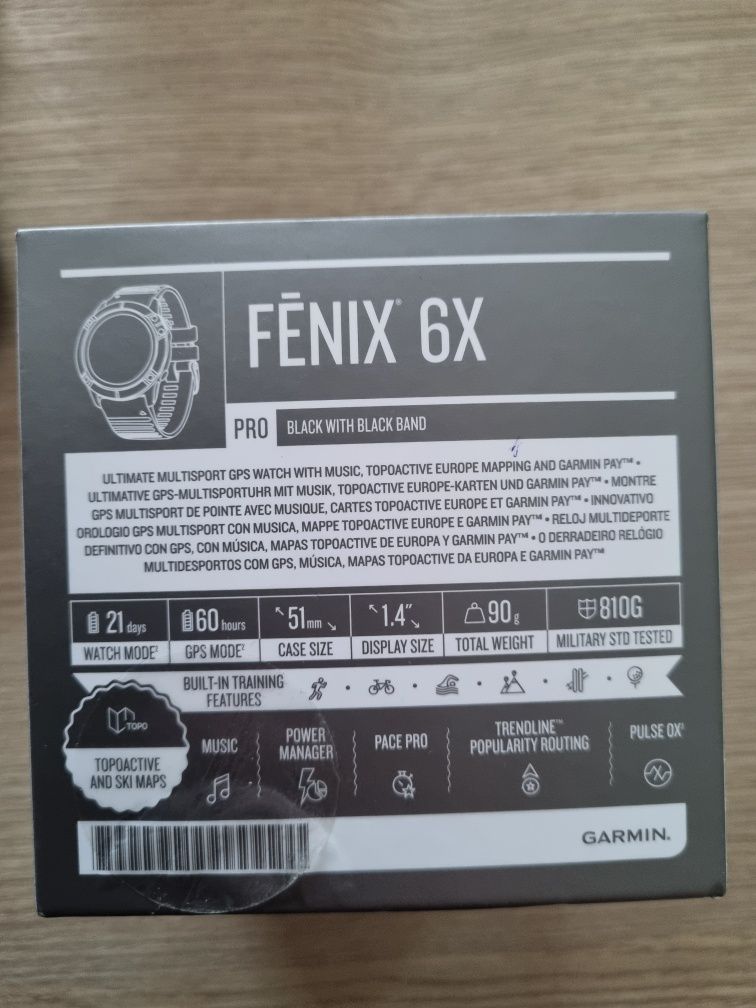 Garmin fenix 6x pro