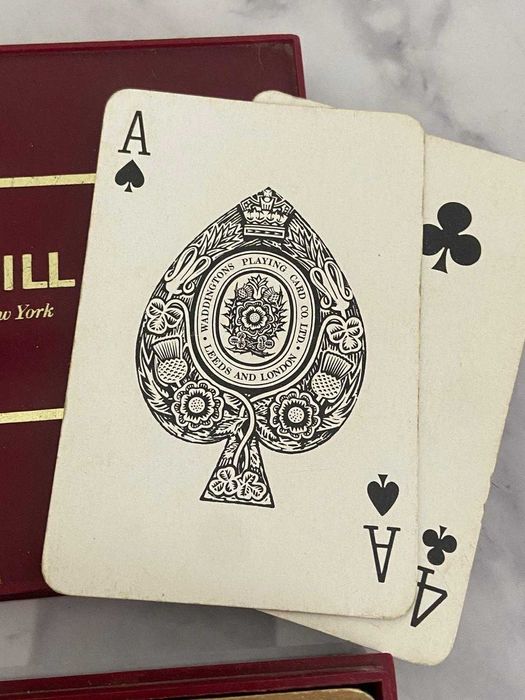 Baralhos Dunhill de Cartas com Caixa
