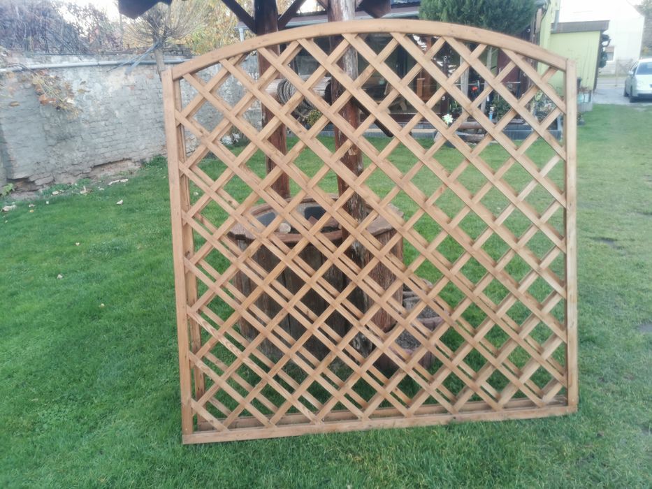 płotki drewniane kratki