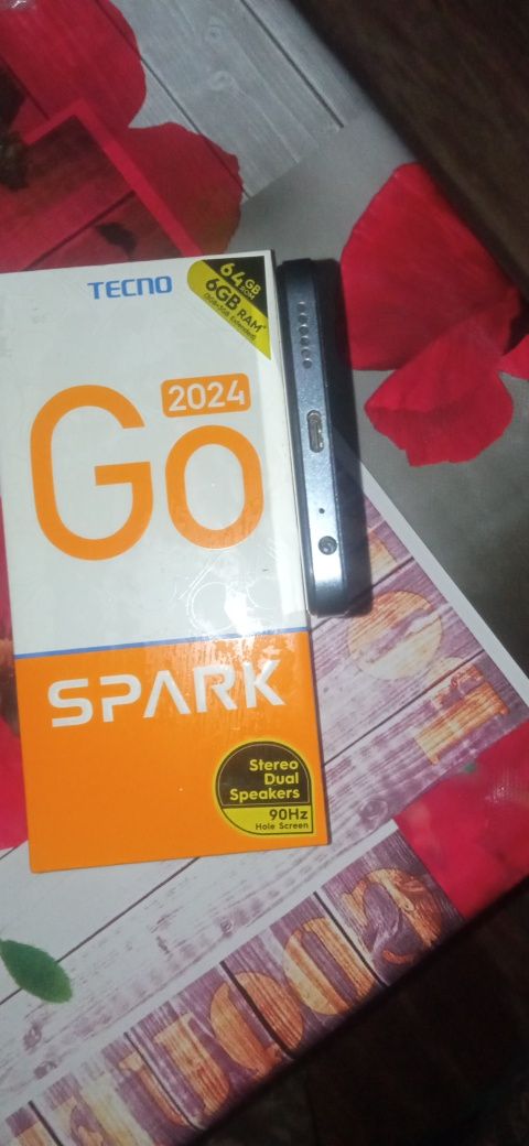 Продам-Tecno-Spark-GO-2024.   3+1/64gb.  1.