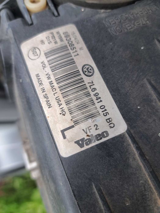 lampy vw touareg 7l xenon komplet