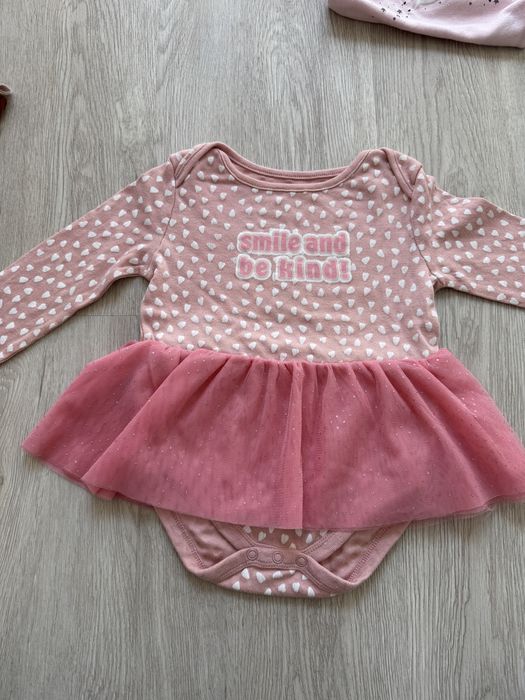 Zestaw body z falbanka w kwiaty