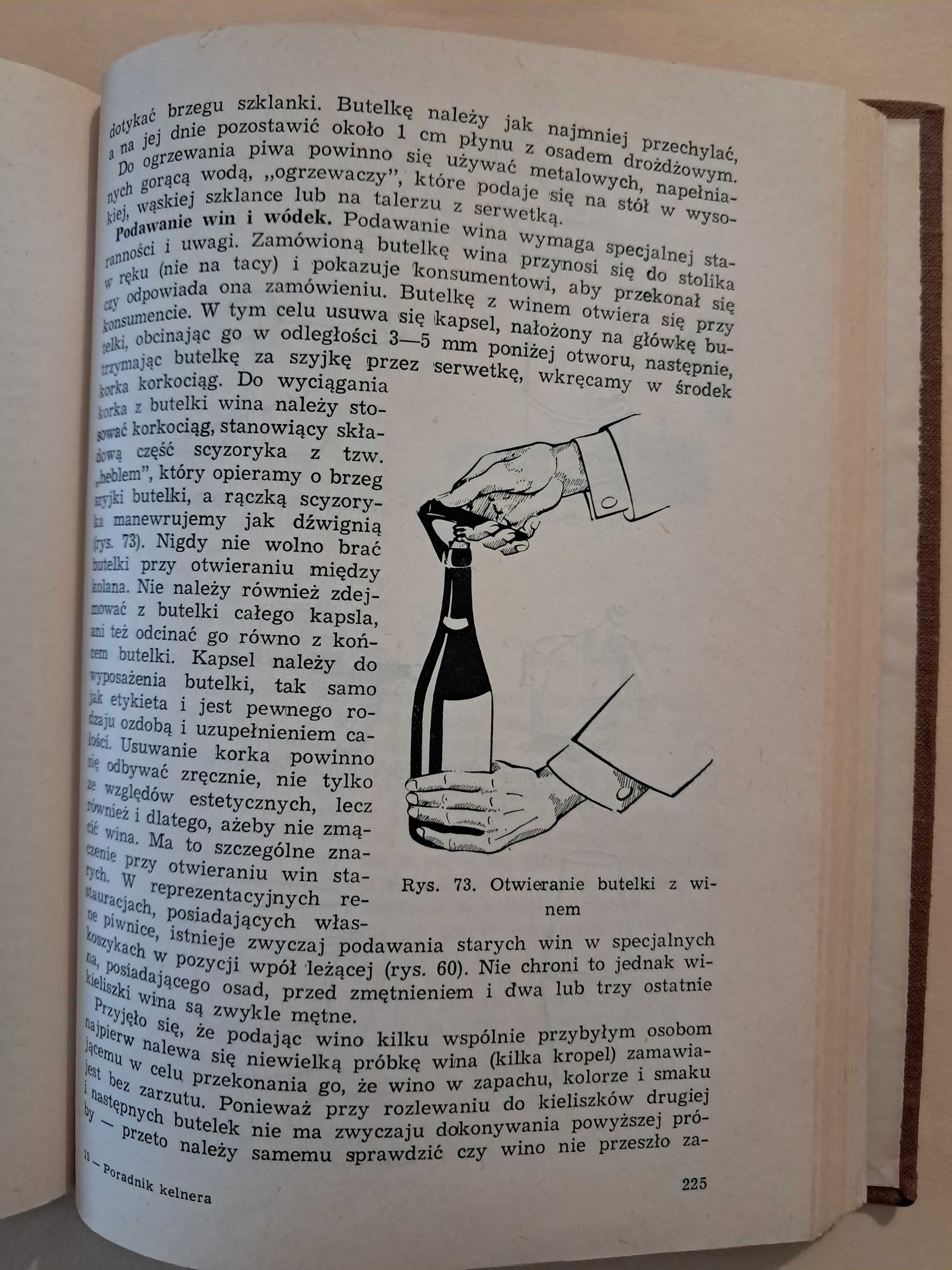 Poradnik kelnera  Wcisło PRL