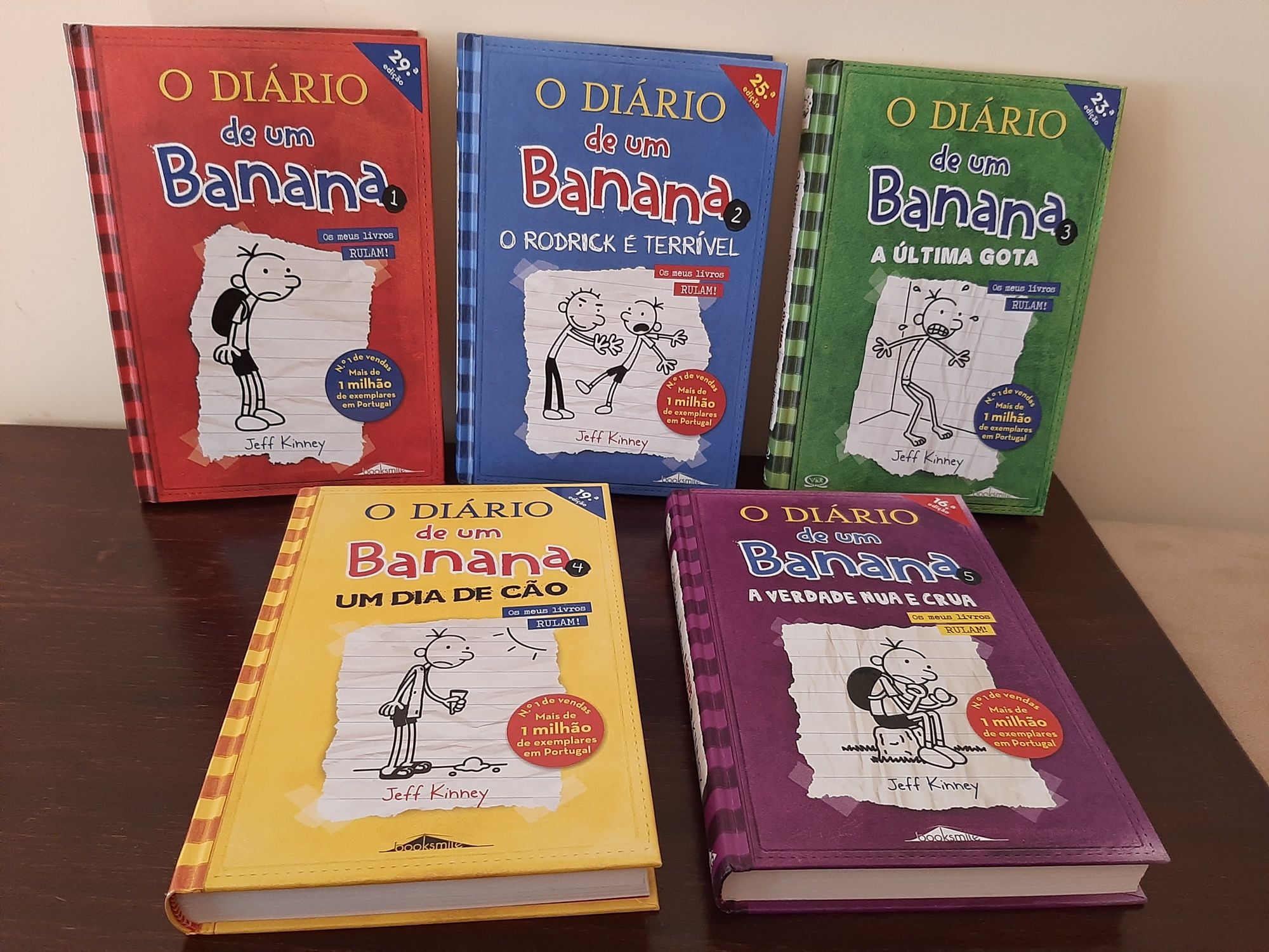 Livros "Diário de um Banana"