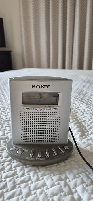 Radio despertador da Sony