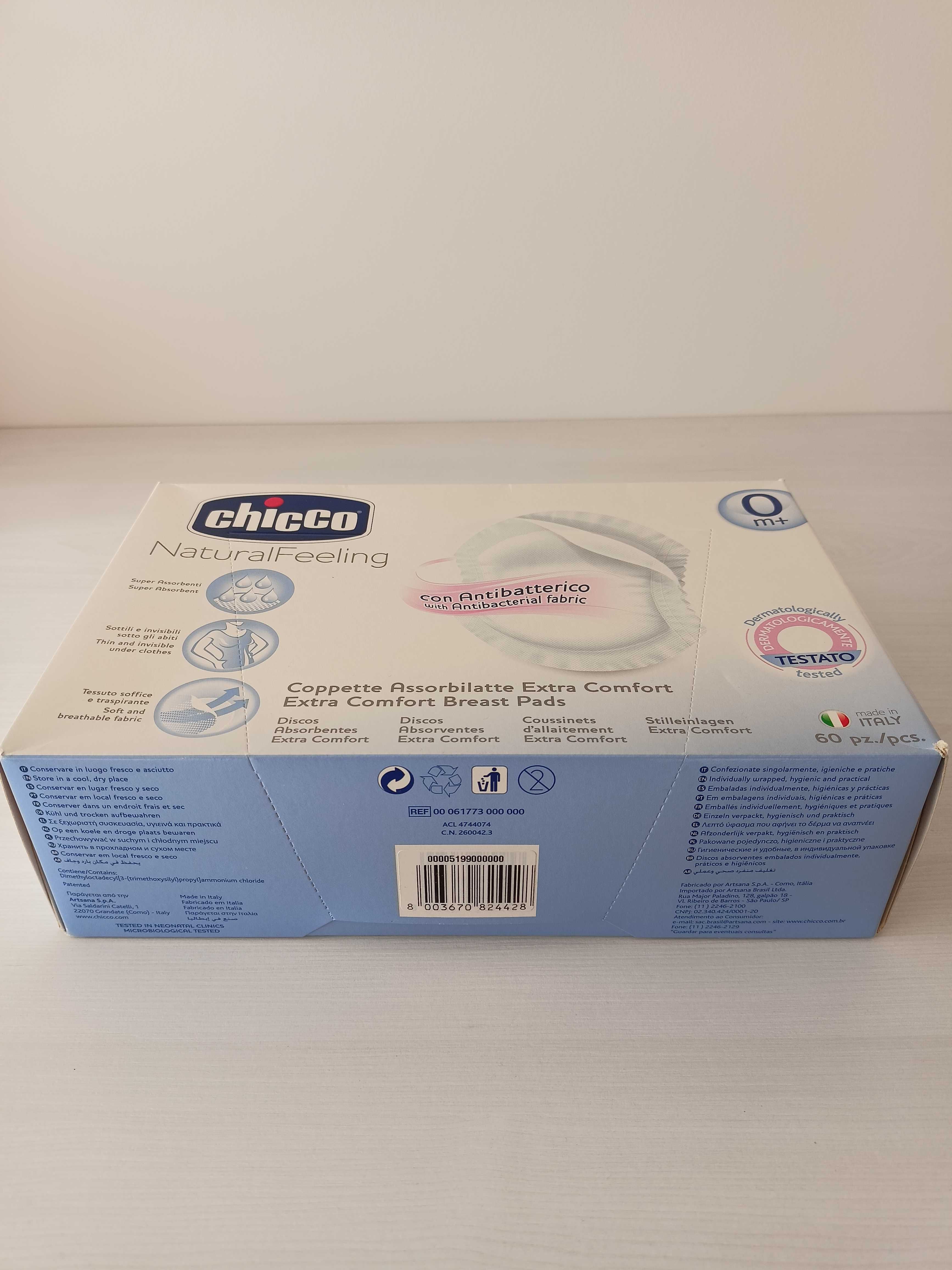 NOVO Discos absorventes extra Comfort Chicco