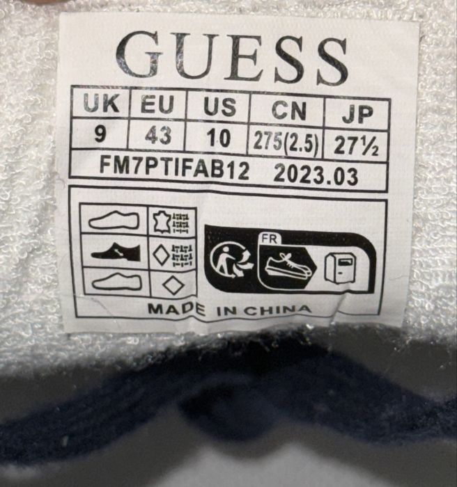 Класичні кросівки Guess Potenza 2, розмір 43, Оригінал!