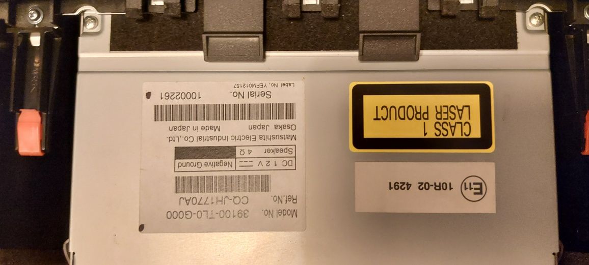 Honda accord 8 radio original avariado