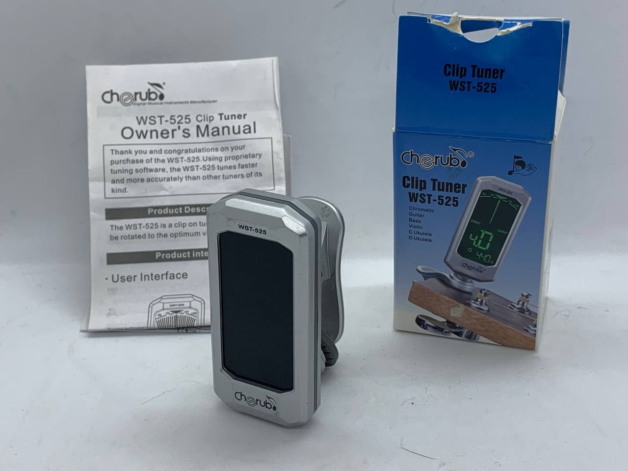 Clip tuner Cherub WST 525 клип тюнер прищепка