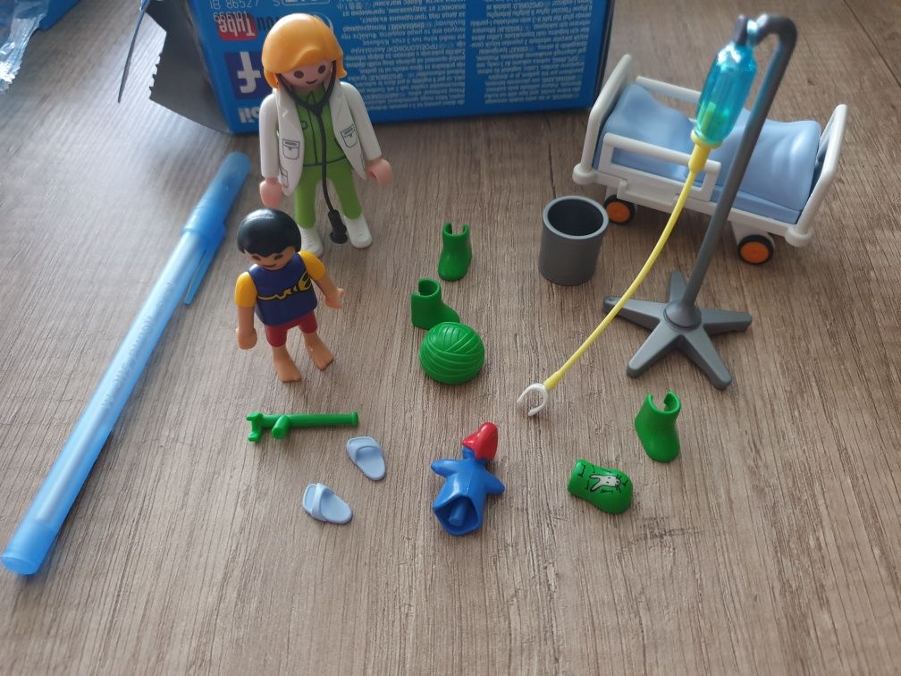 Playmobil 6661 Lekarka przy łóżku chorego dziecka