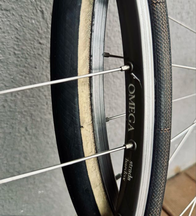 Koło tylne Campagnolo Omega Strada/Shimano 600 + nowa szytka Conti