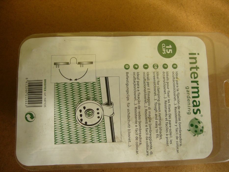 Pinças fixação redes