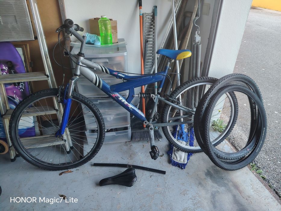 Bicicleta para peças