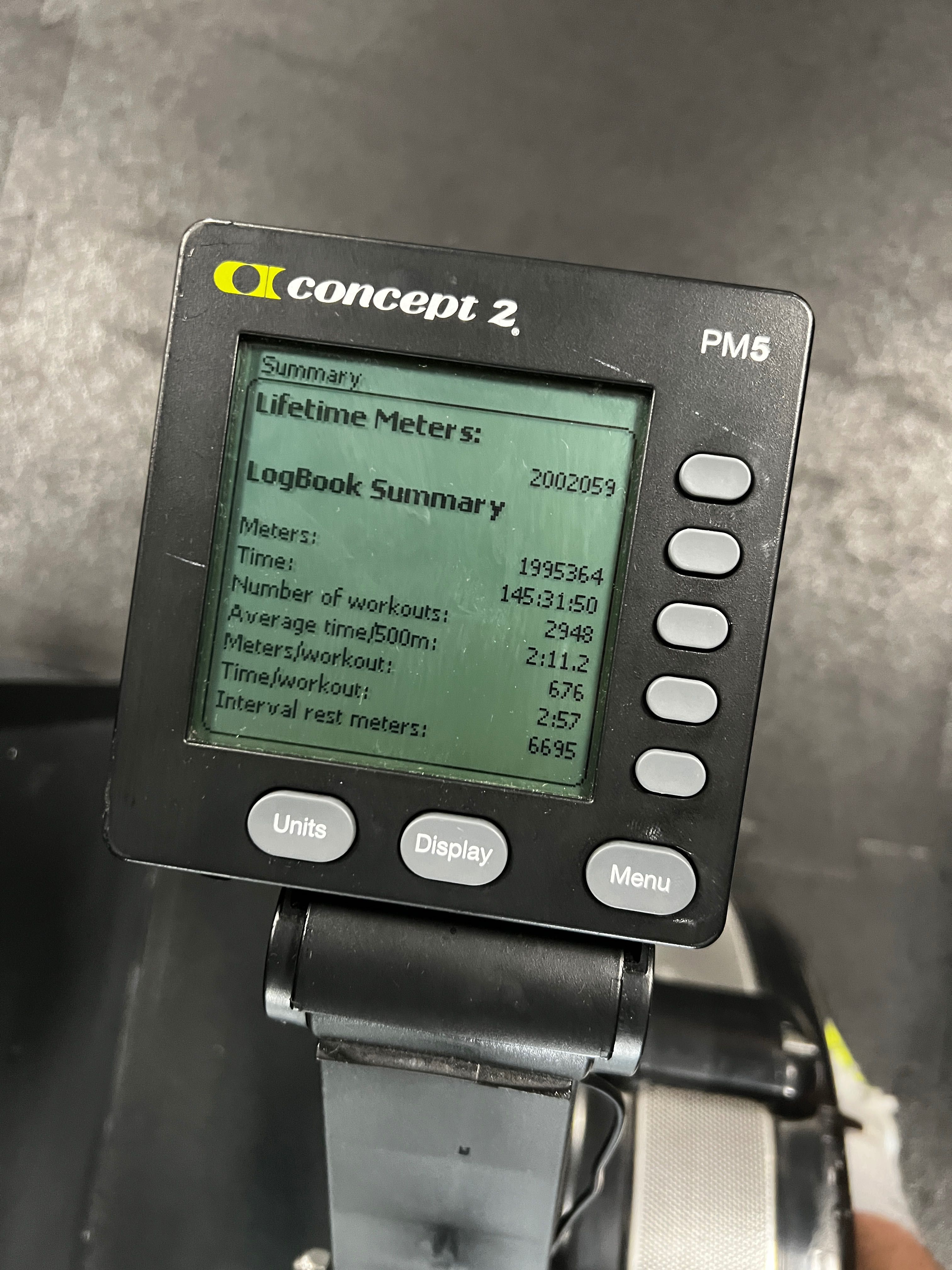 Ergometr Wioślarski Concept2, RowErg PM5