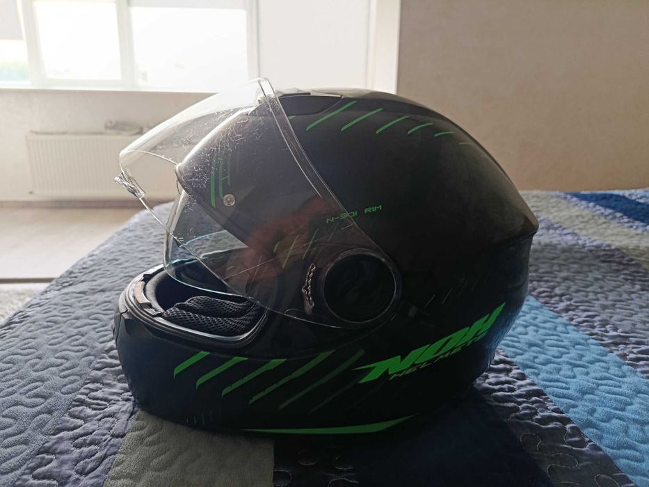 МОТОшолом NOH з окулярами