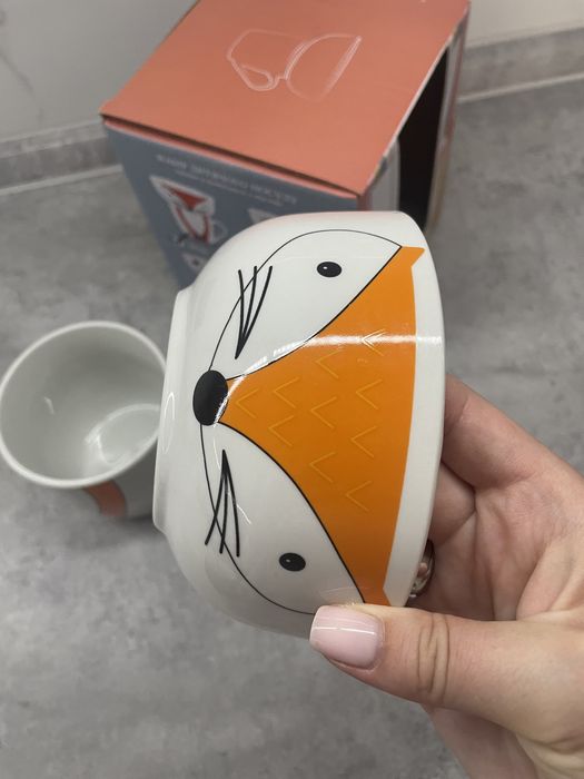 Набір дитячого посуду, миска, кружка, стакан, тарілка