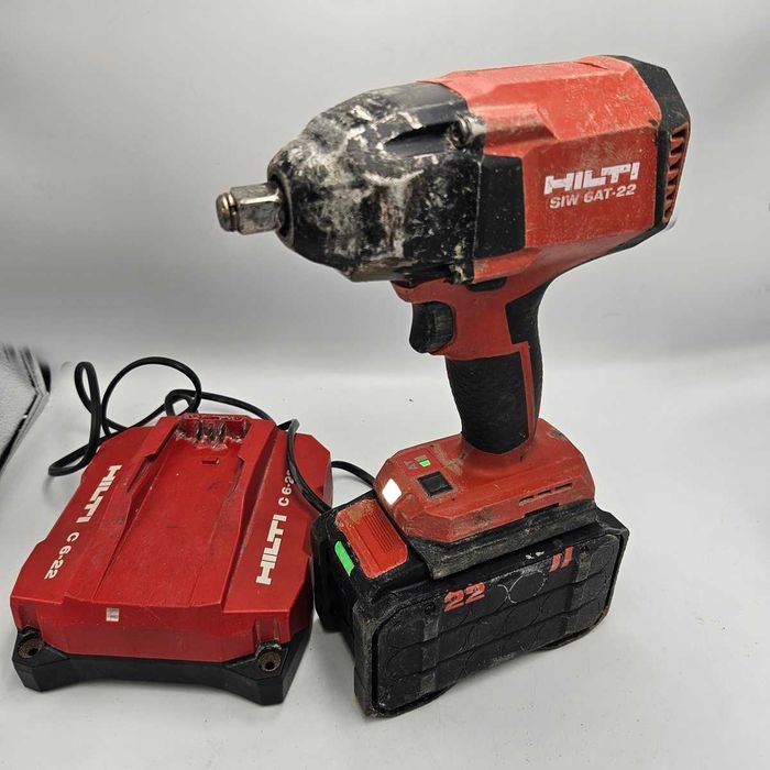 Zestaw HILTI SIW 6AT-22 - Zakrętarka + Akumulator 12Ah + ładowarka
