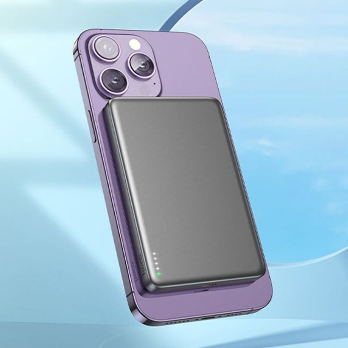 Магнитный power bank Hoco magsafe 5000mah 20w ультратонкий