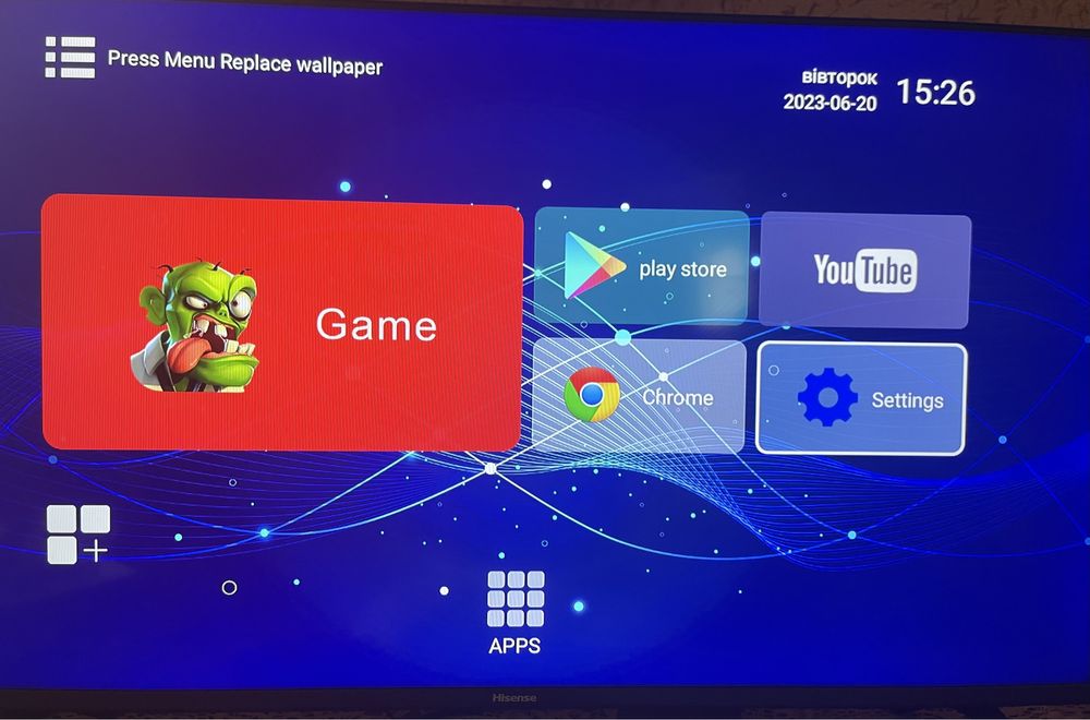 2в1 4k Android TV + ігрова приставка з 10к ретро іграми
