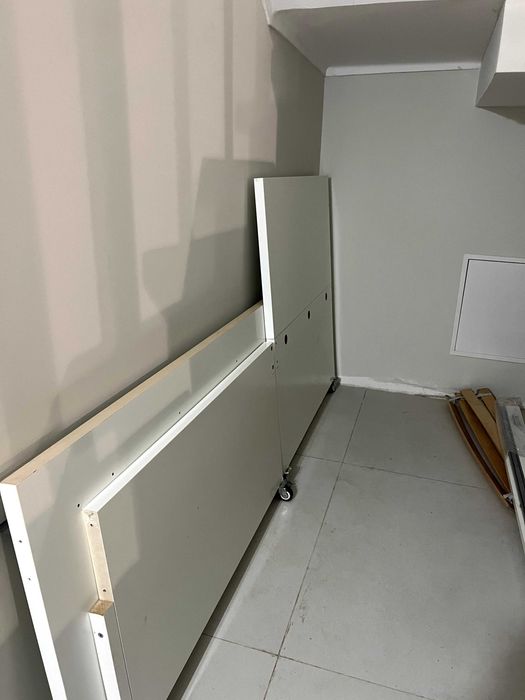 Estrutura de cama individual solteiro IKEA 90x200 VIHALS branco