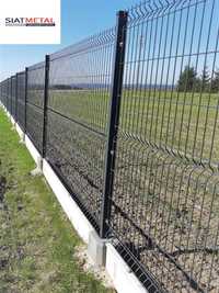 Kompletne ogrodzenie panel fi4 123cm 51 drutów+ podmurówka 20cm URANOS