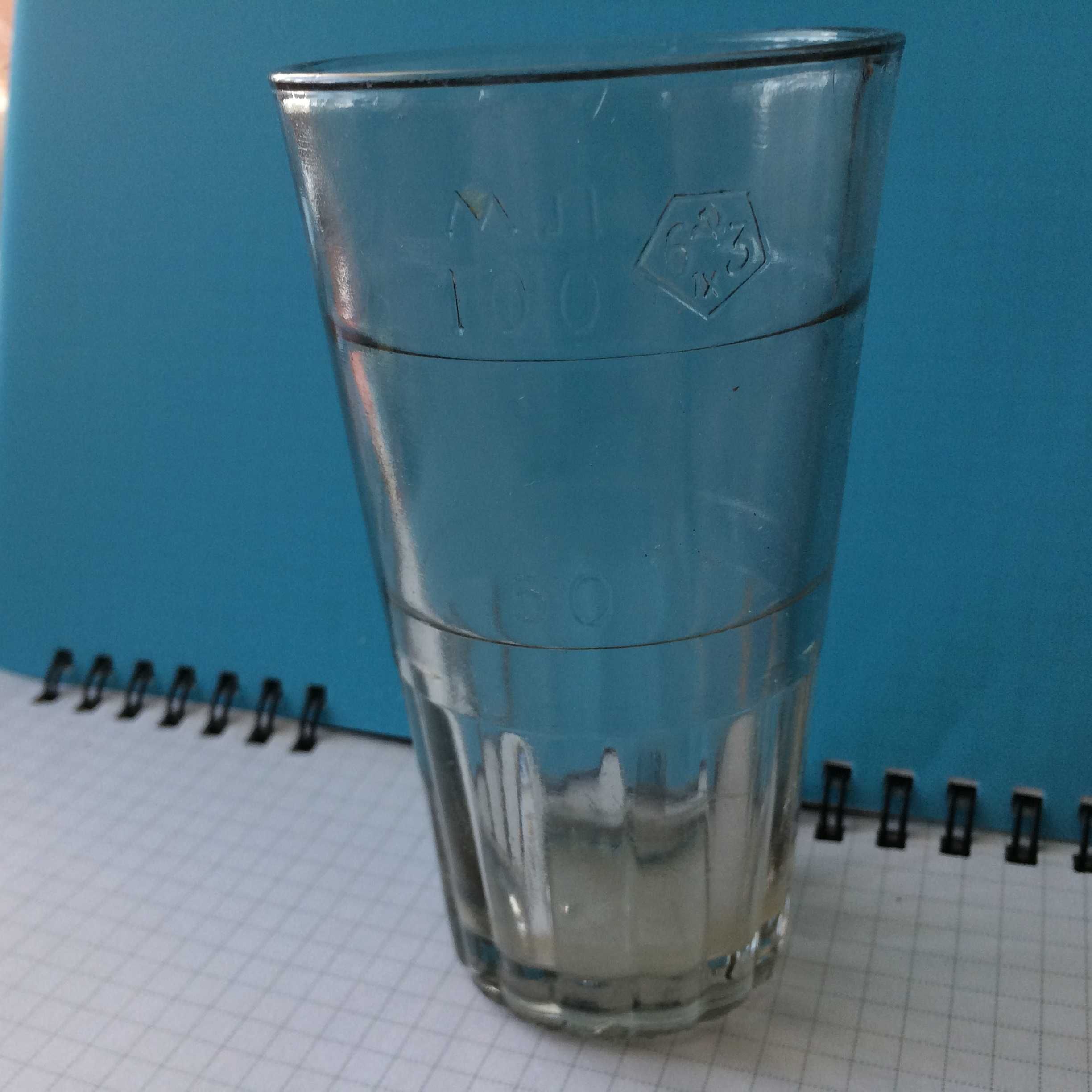 Граненный мерный стакан клеймо АСЗ серп и молот 100 мл 50 мл