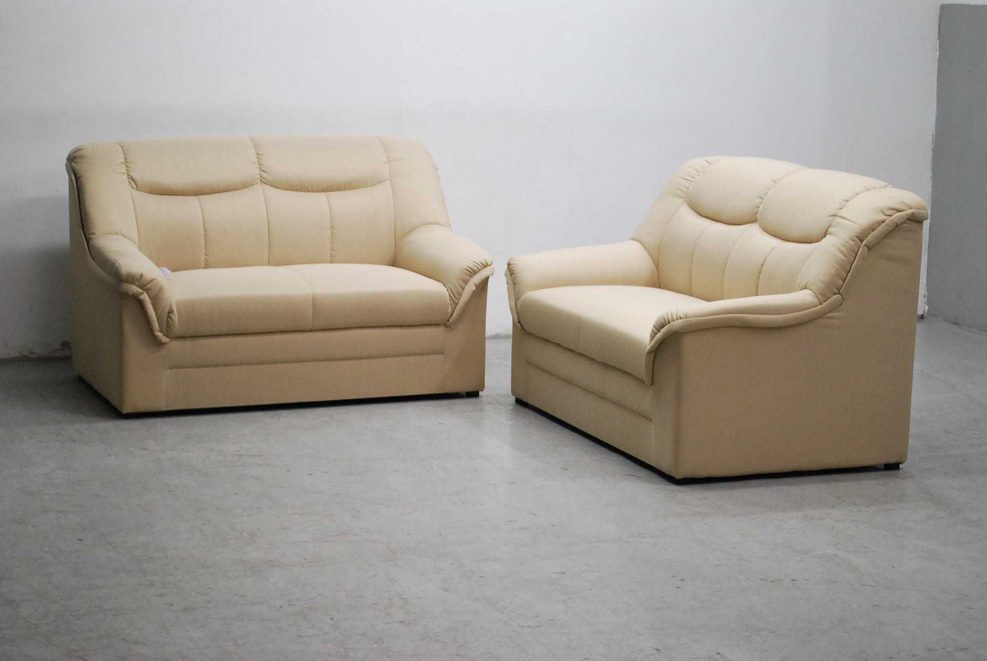 RCE nowy komplet 2+2 SOFA kanapa ZESTAW beżowa tkanina