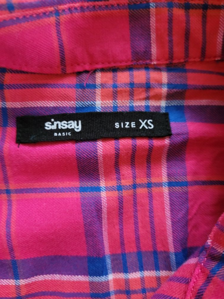Koszula w kratę Sinsay xs