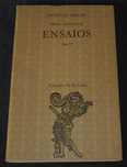 Livro Ensaios Tomo VI António Sérgio