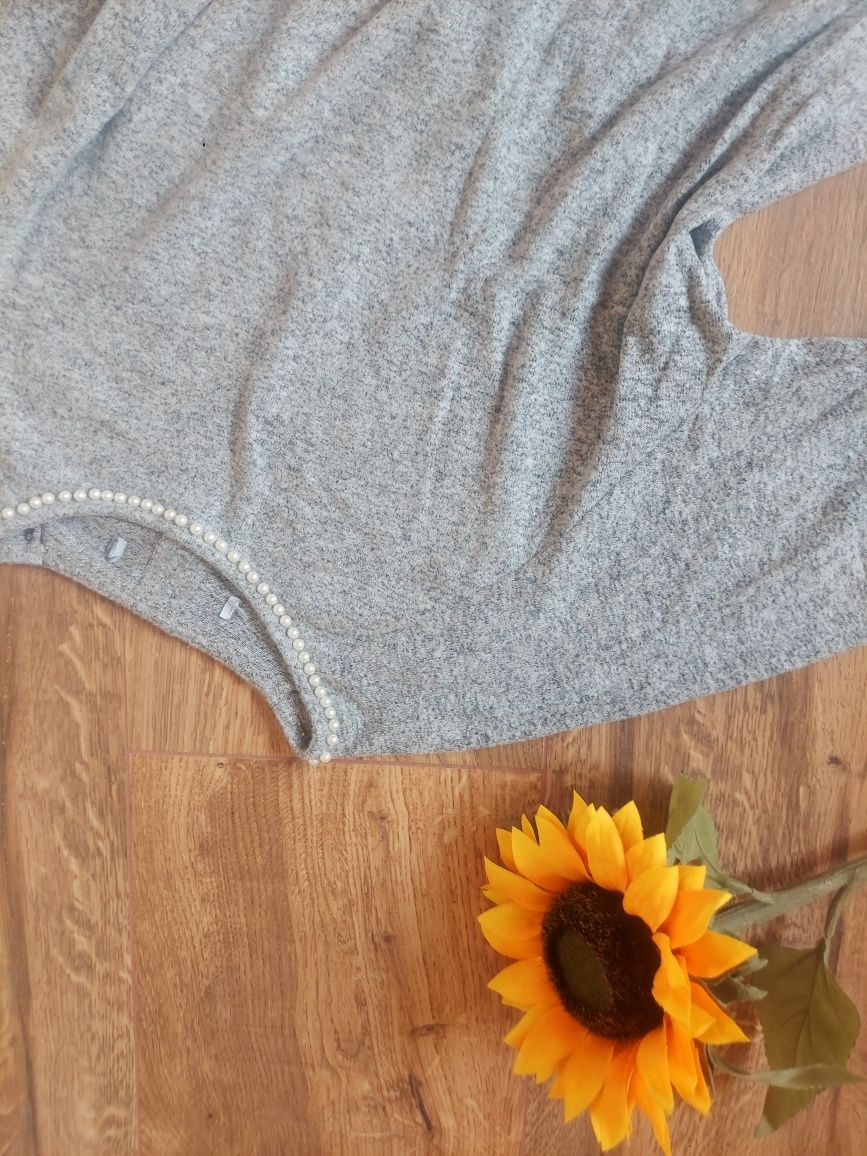 Koszulka mini perełki L wiskoza rayon