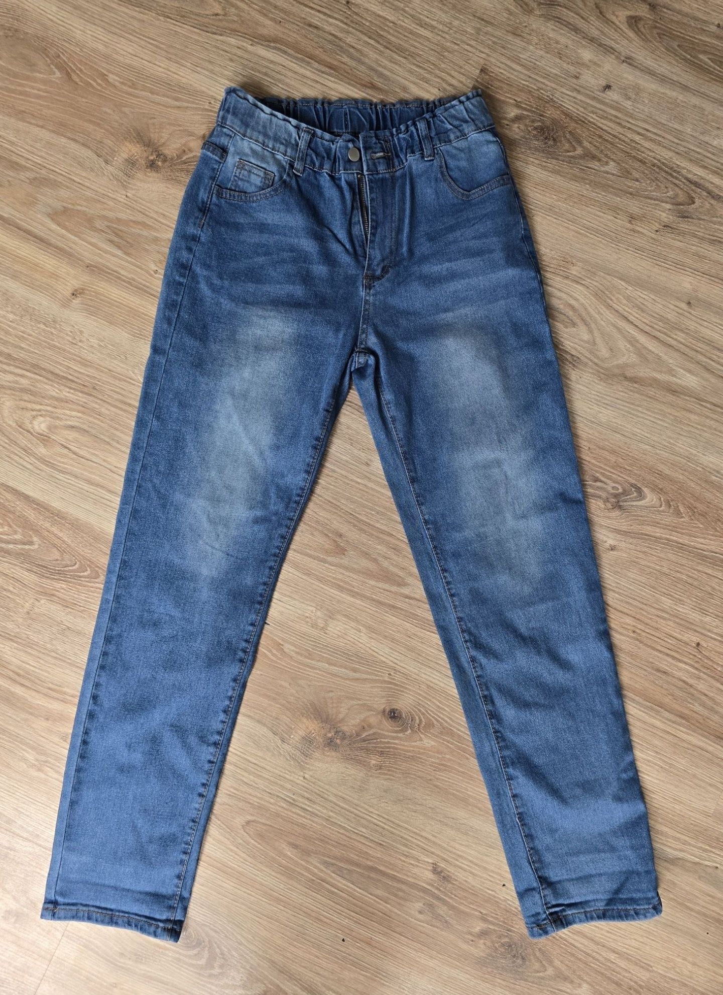 Nowe jeansowe spodnie damskie mom fit roz. L 40