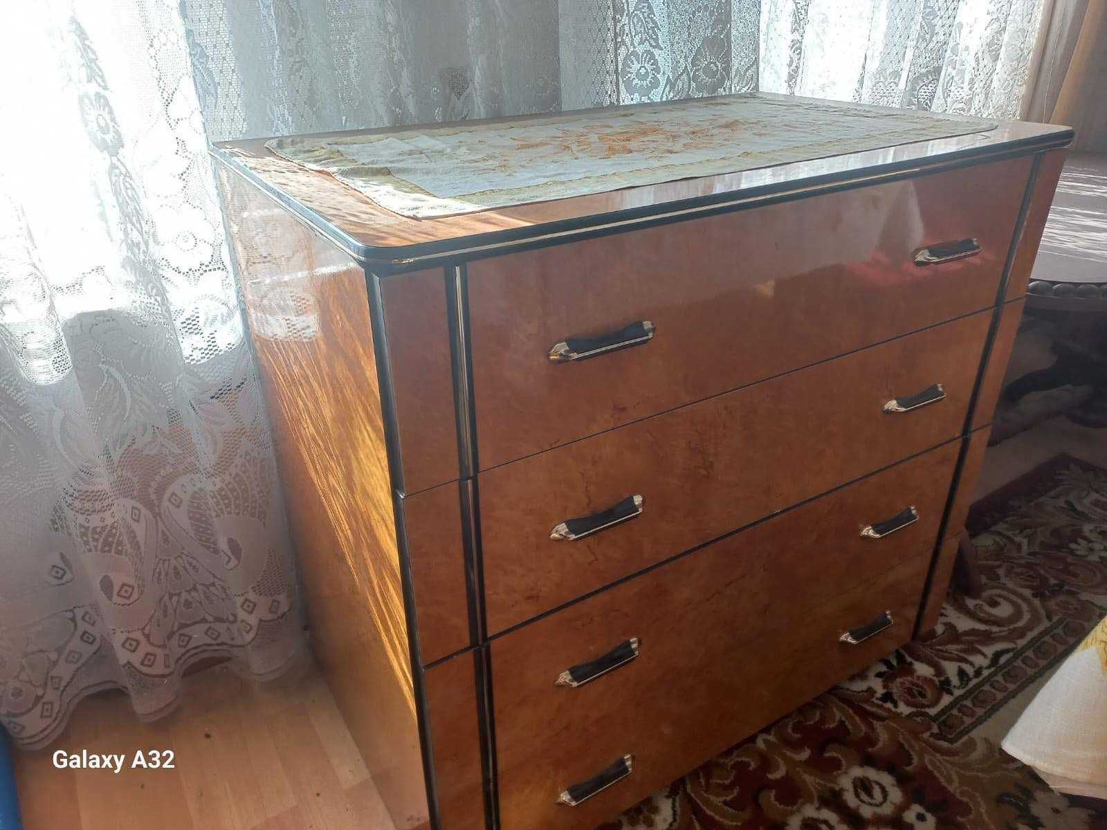 Łóżko, Komoda, Toaletka Zestaw Mebli KLER