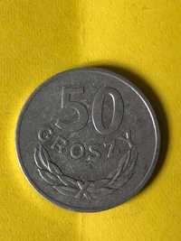 Moneta 50 gr , PRL , 1957