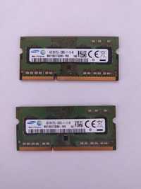 Samsung DRR3 SODIMM 2x 4GB RAM por laptops