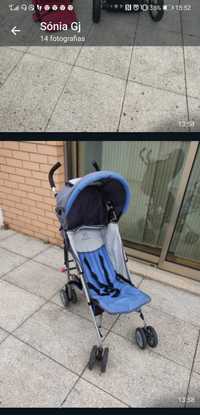 Cadeirinha de passeio para o seu bebé, Está cadeira é rebatível.