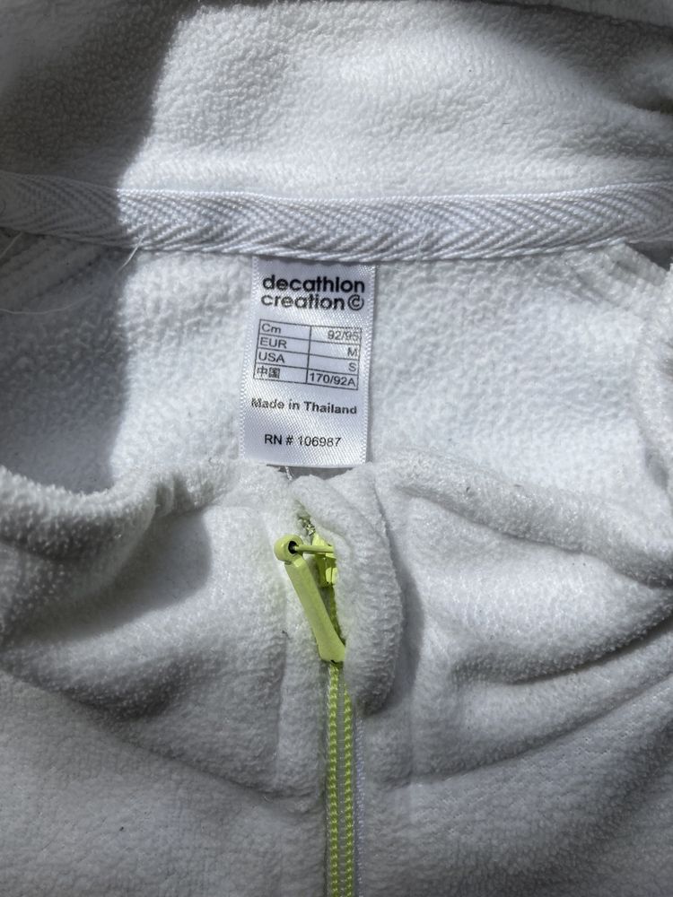 Biała ciepła bluza damska decathlon quechua rozm. M