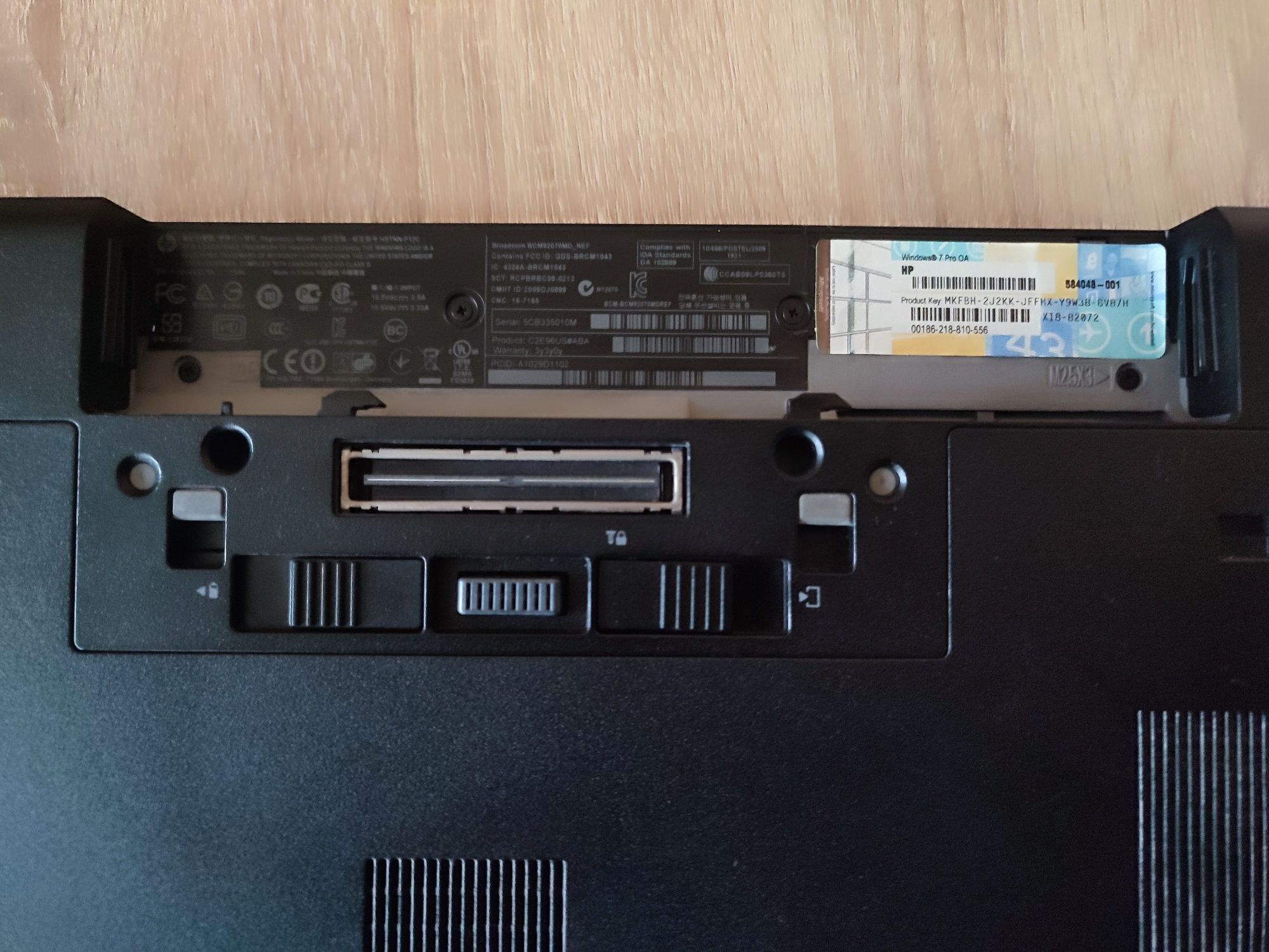 Ноутбук Hewlett-Packard, SSD 512, COM порт