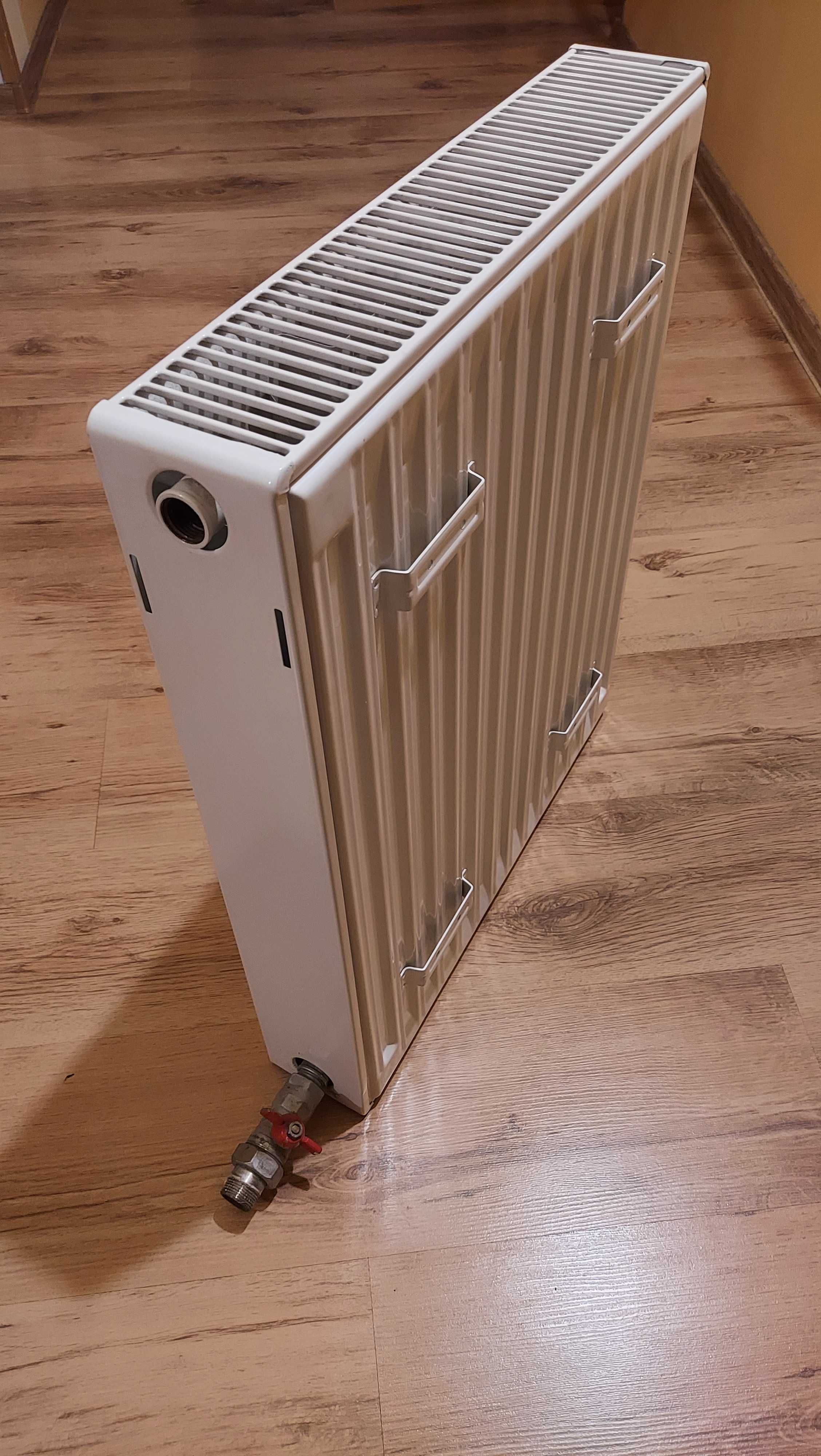 Grzejnik dwupłytowy biały ogrzewanie CO 50x60x10