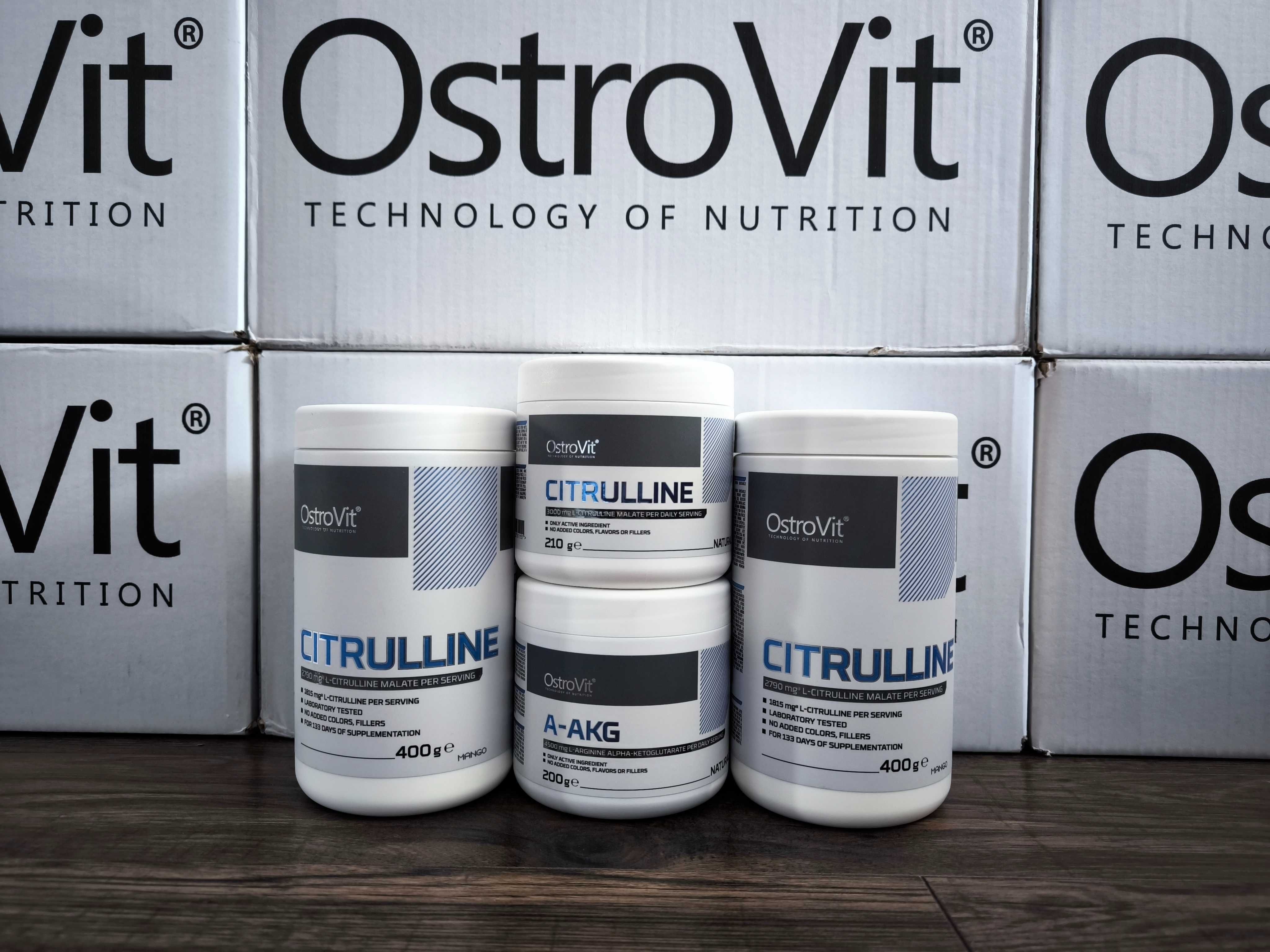OstroVit HMB (гідроксиметилбутират) 210гр. креатин протеїн цитрулин
