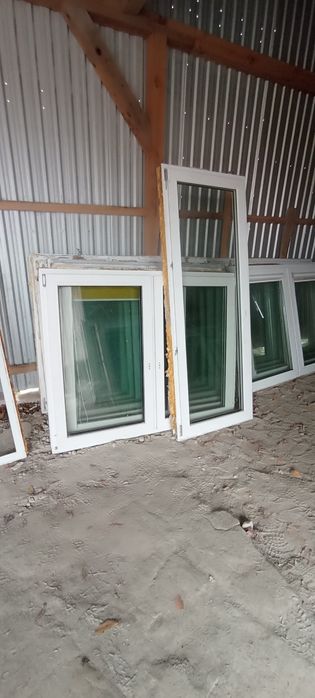 Zestaw balkonowy okno+drzwi balkonowe,5 letnie,w bardzo dobrym stanie